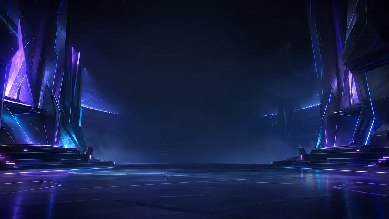 Futuristic Team Lobby arena